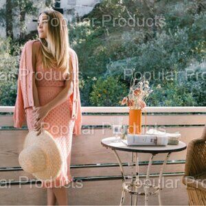 LC Lauren Conrad | Pointelle Skirt, Penelope Peach